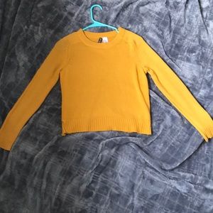 Yellow sweater